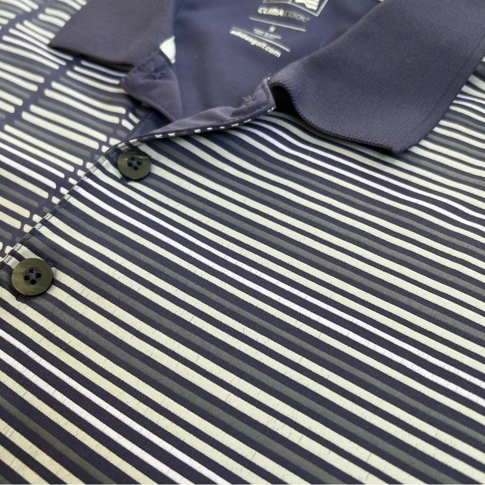 Adidas ClimaCool Striped Golf Shirt